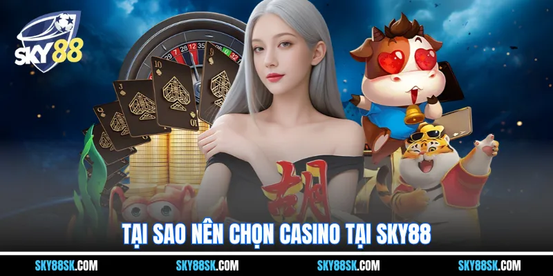 Tại sao nên chọn casino tại SKY88